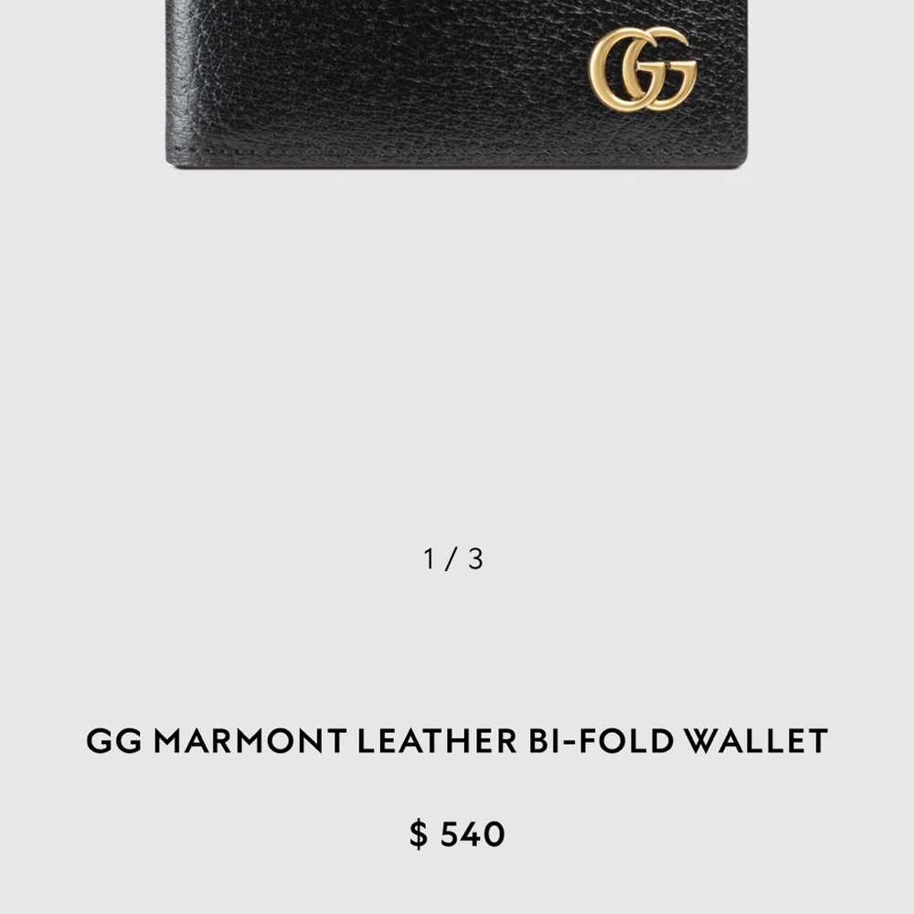 Gucci GG Marmont Leather Bi-Fold Wallet - Picture 4 of 4